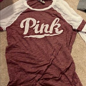 Long sleeve pink shirt